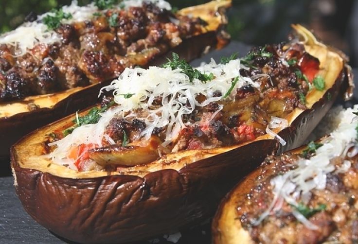 Stuffed eggplants are an absolute delight - very healthy and delicious