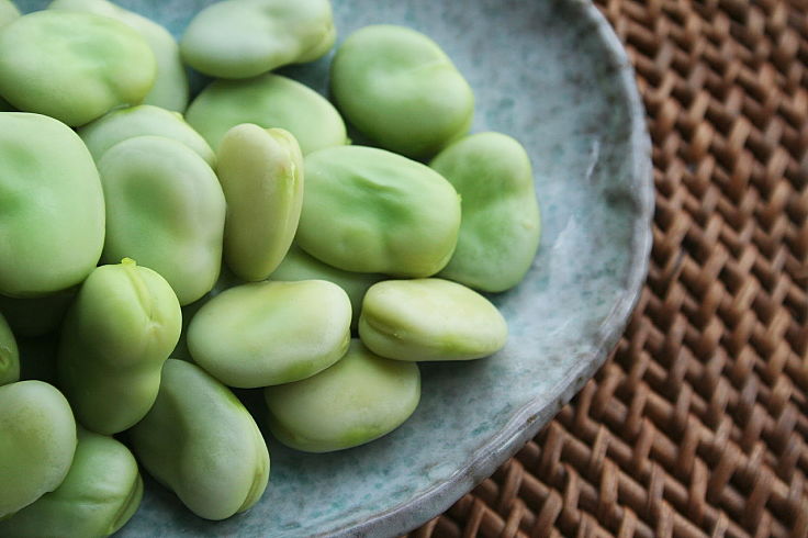 Broad beans (Fava Beans) are a delight steam or boiled straight from the pods