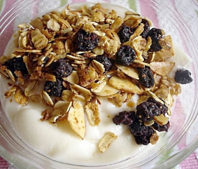 Add flaxseed to muesli and granola to boost the nutrients and goodness