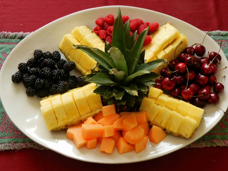 Fresh fruit makes an ideal snack and healthy party food