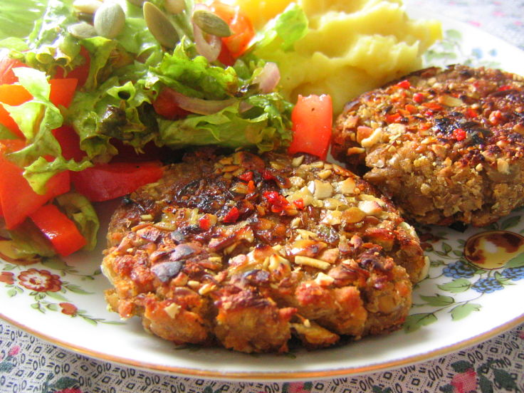 Lentils are great for making vegan patties for vegetarian burgers