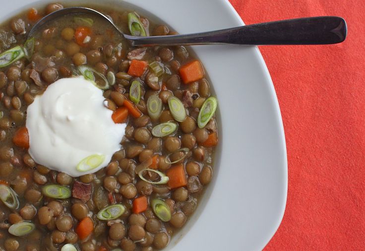 French lentil soup - discover just how healthy lentils are using the charts in this article