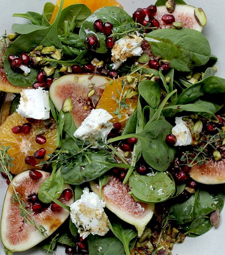 Add fresh figs to salads with cheese, orange slices, nuts, baby spinach and your choice of fresh herbs. The taste, texture and sweetness of figs adds an extra dimension to salads, stir-fries, pasta and pizza dishes.