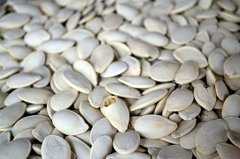 Sunflower seeds make a wonderful healthy breakfast in an oatmeal muesli